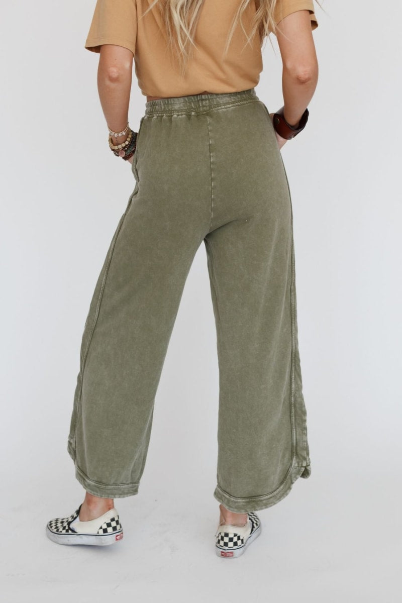 So Comfy Wide Leg Pant Cropped Length (buy 2 free shipping)