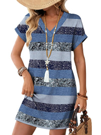 Blue Gray Stripe
