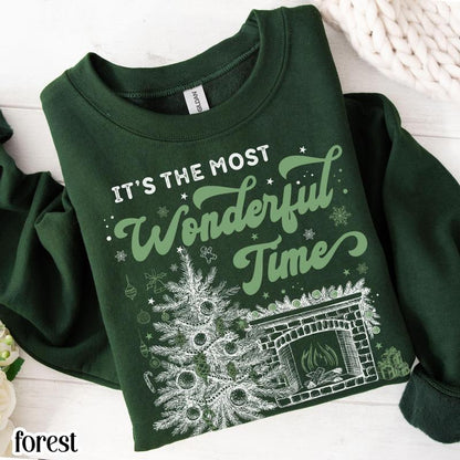 'It’s the Most Wonderful Time of The Year' Vintage Christmas sweatshirt