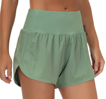 Women’s High Waist Athletic Running Shorts
