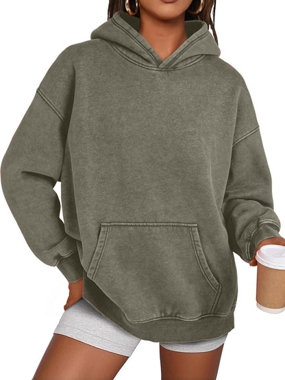 Unisex Casual Oversized Acid Wash Tops Hoodie Pullover(Buy 2 Free Shipping)