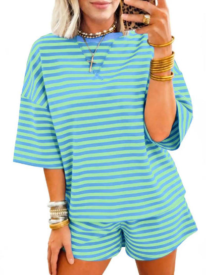 Women's Cozy 2-Piece Ribbed Shorts Set