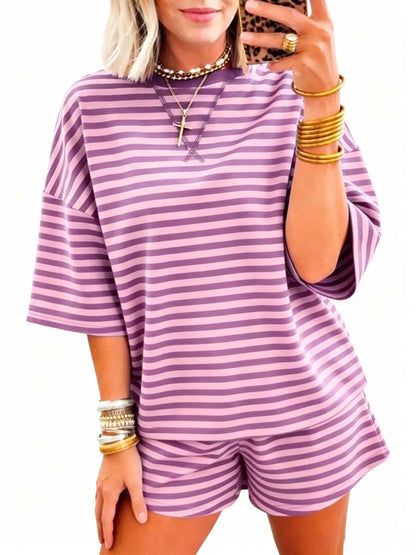 Women's Cozy 2-Piece Ribbed Shorts Set