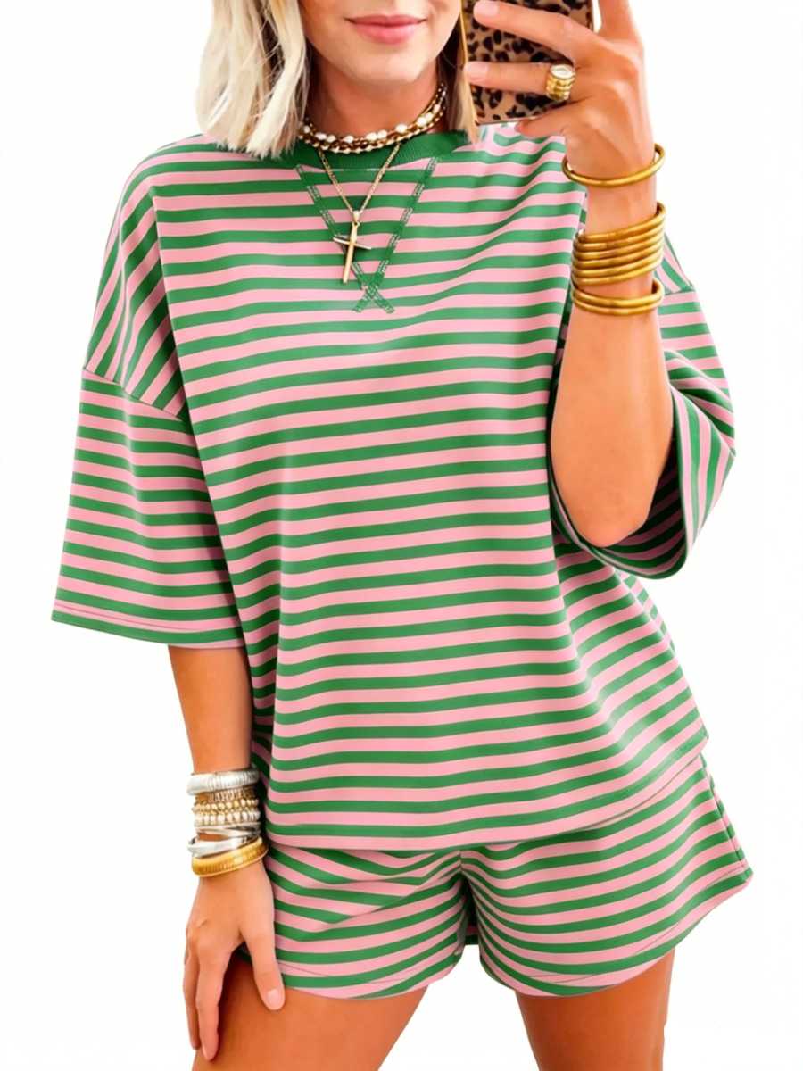 Women's Cozy 2-Piece Ribbed Shorts Set