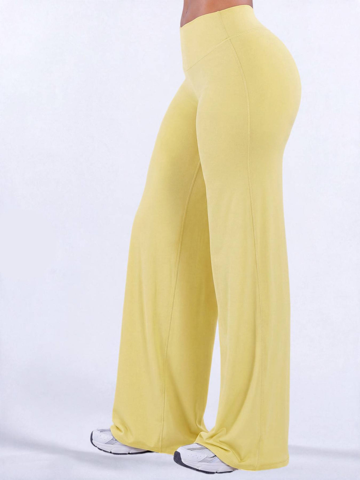 Women’s Light Simple Leopard-Print Wide-Leg Pants