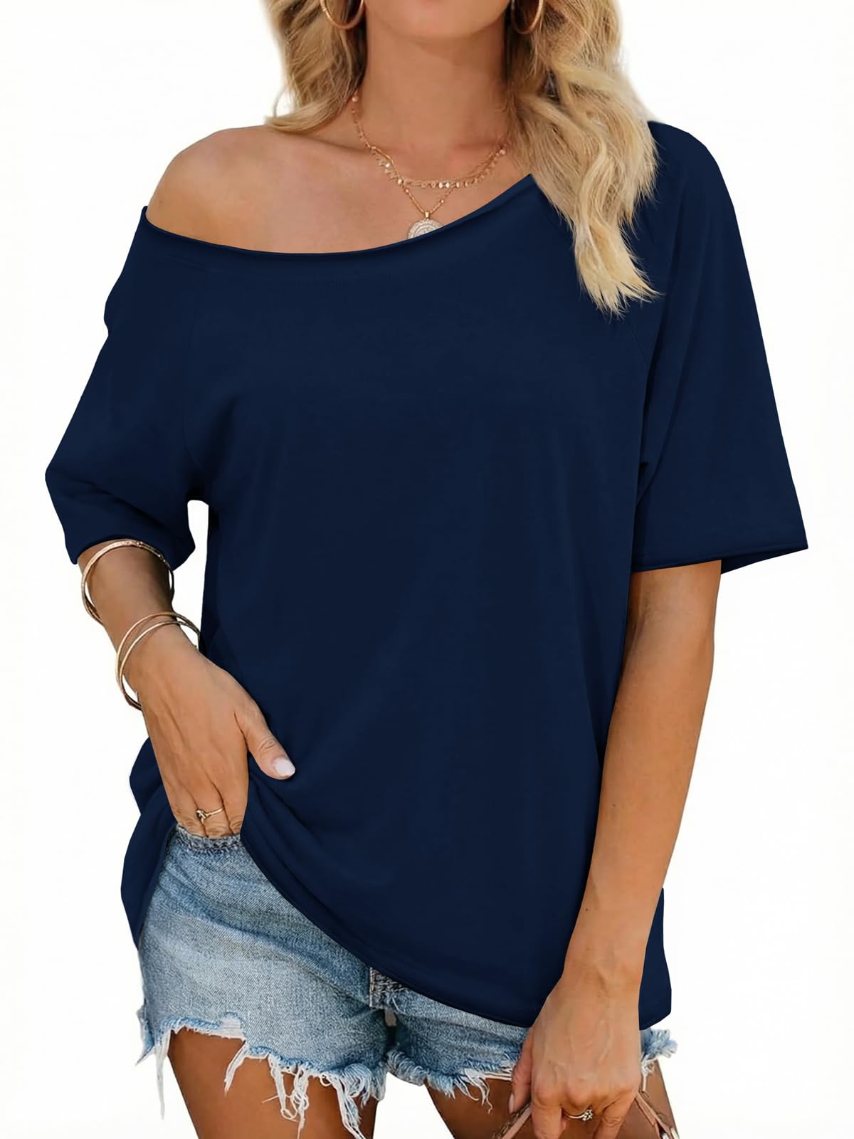 Women's Off-Shoulder Crop Top