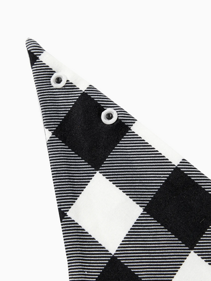 🌲🎁Family Christmas  Long-sleeve Black White Letters Pajamas