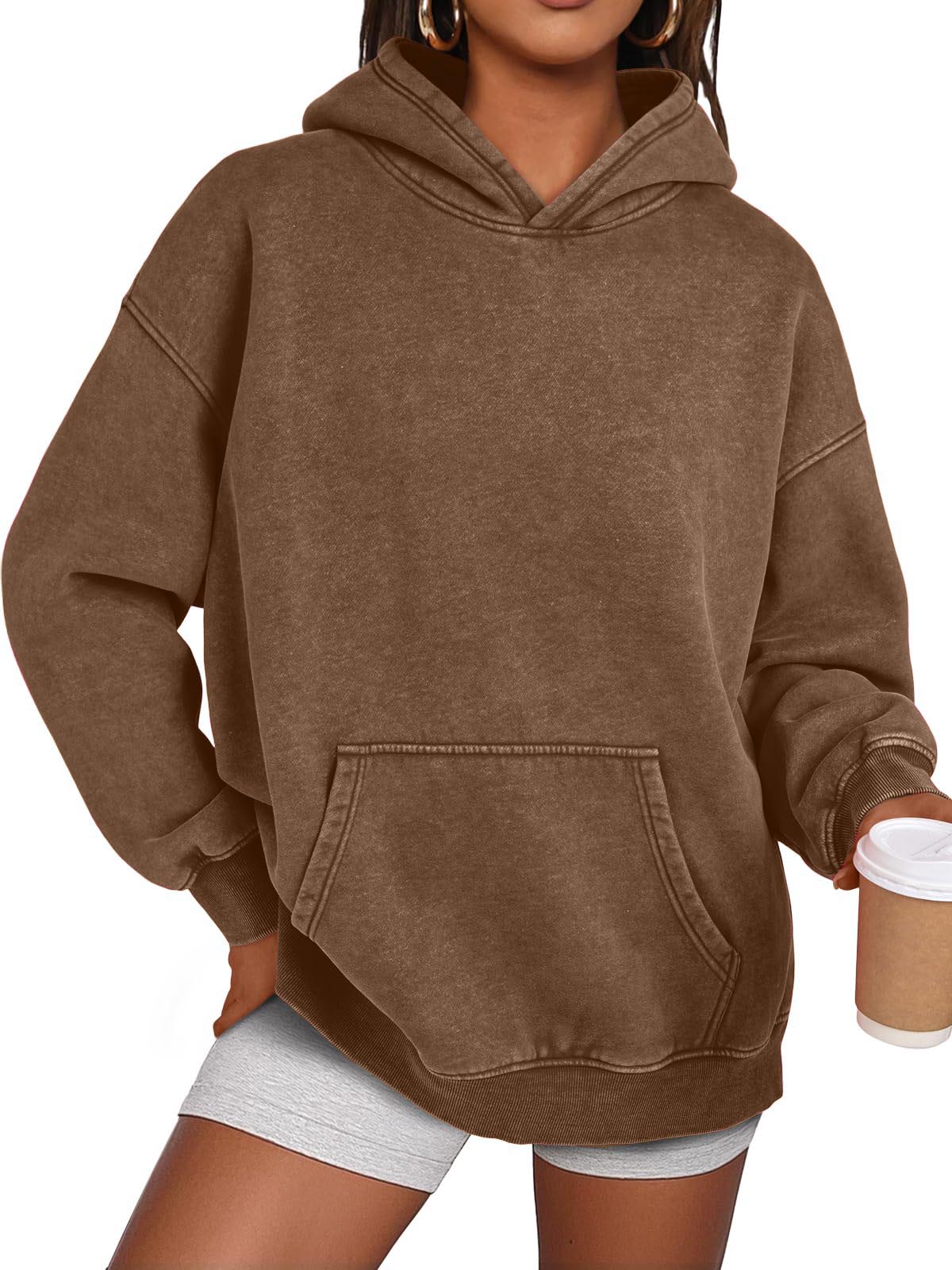 Unisex Casual Oversized Acid Wash Tops Hoodie Pullover(Buy 2 Free Shipping)