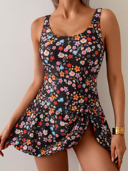 Women's One Piece Swimsuits Tummy Control Swim Dresses