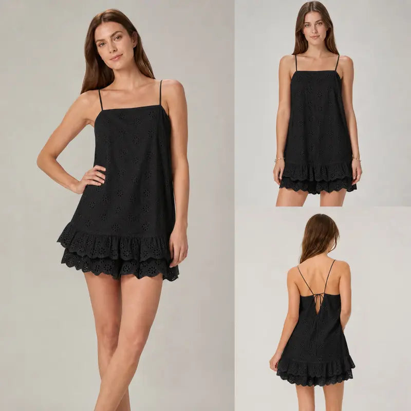 Women's Spaghetti Strap Fitted Bohemian Cotton Blend Overalls
