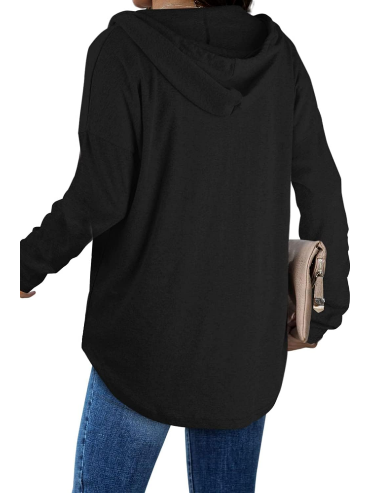 Women's Long Sleeve Plaid Oversized Hoodies