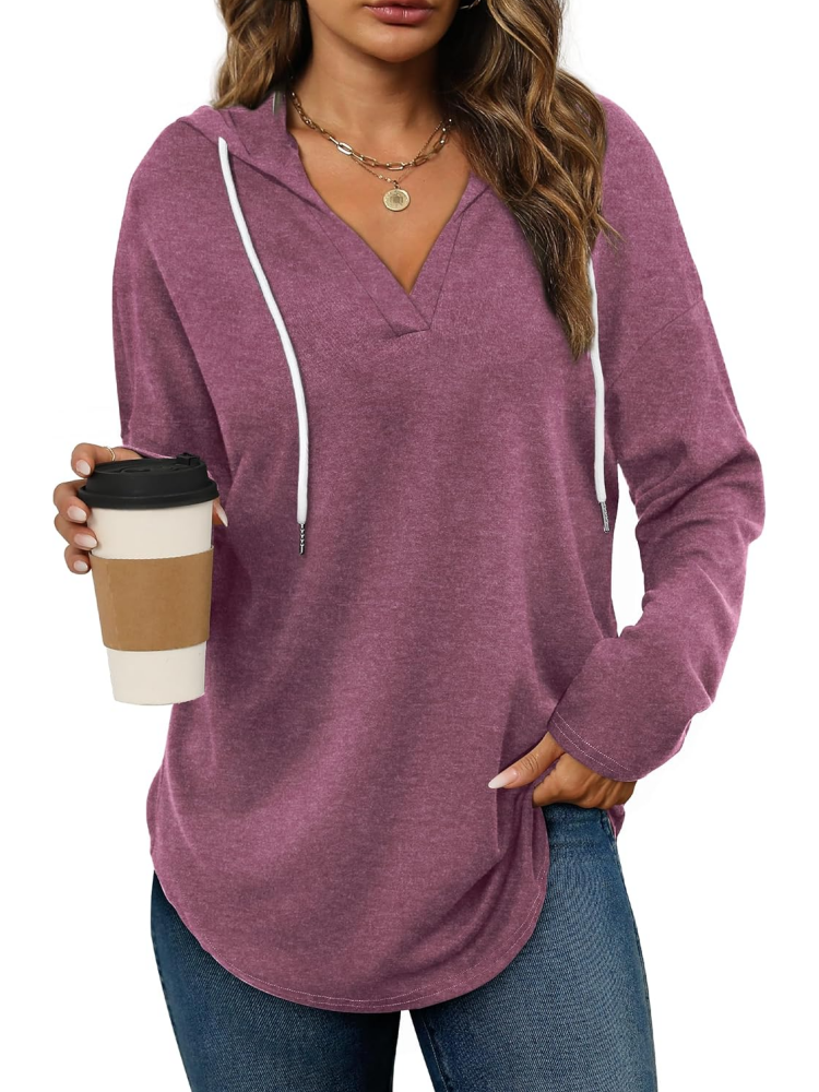 Women's Long Sleeve Plaid Oversized Hoodies