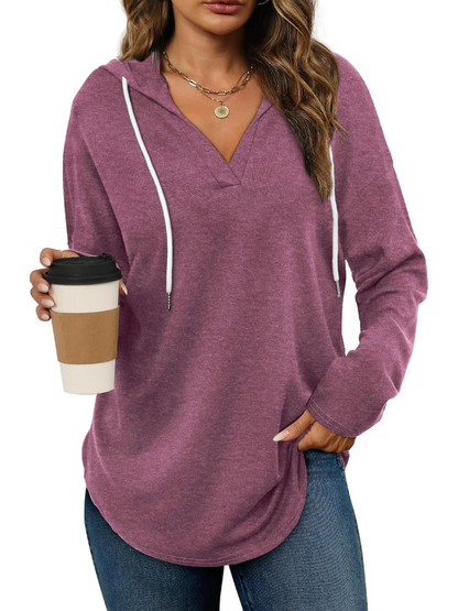 Women's Long Sleeve Plaid Oversized Hoodies