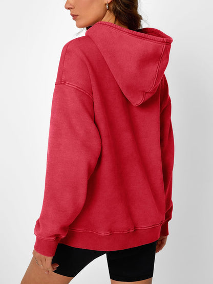 Unisex Casual Oversized Acid Wash Tops Hoodie Pullover(Buy 2 Free Shipping)