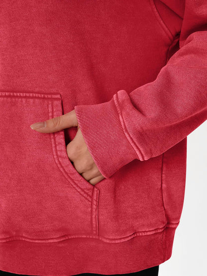 Unisex Casual Oversized Acid Wash Tops Hoodie Pullover(Buy 2 Free Shipping)