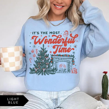 'It’s the Most Wonderful Time of The Year' Vintage Christmas sweatshirt