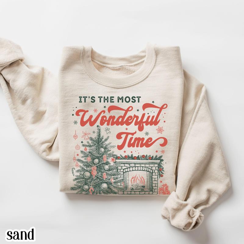 'It’s the Most Wonderful Time of The Year' Vintage Christmas sweatshirt