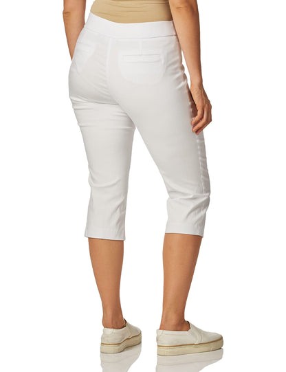 Women's High Waist Pull on Capri L Pocket
