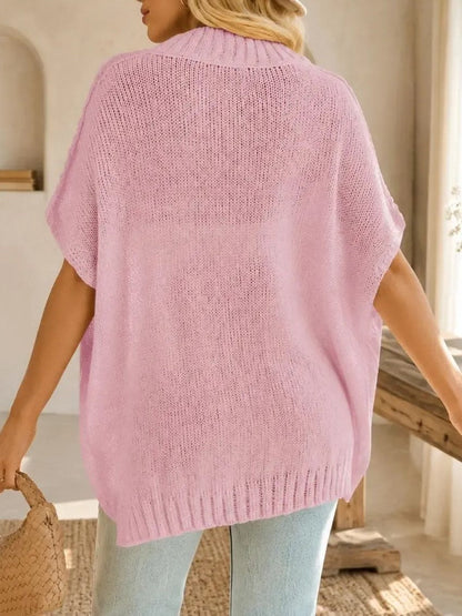 Women's Oversized Batwing Half Sleeve Sweater